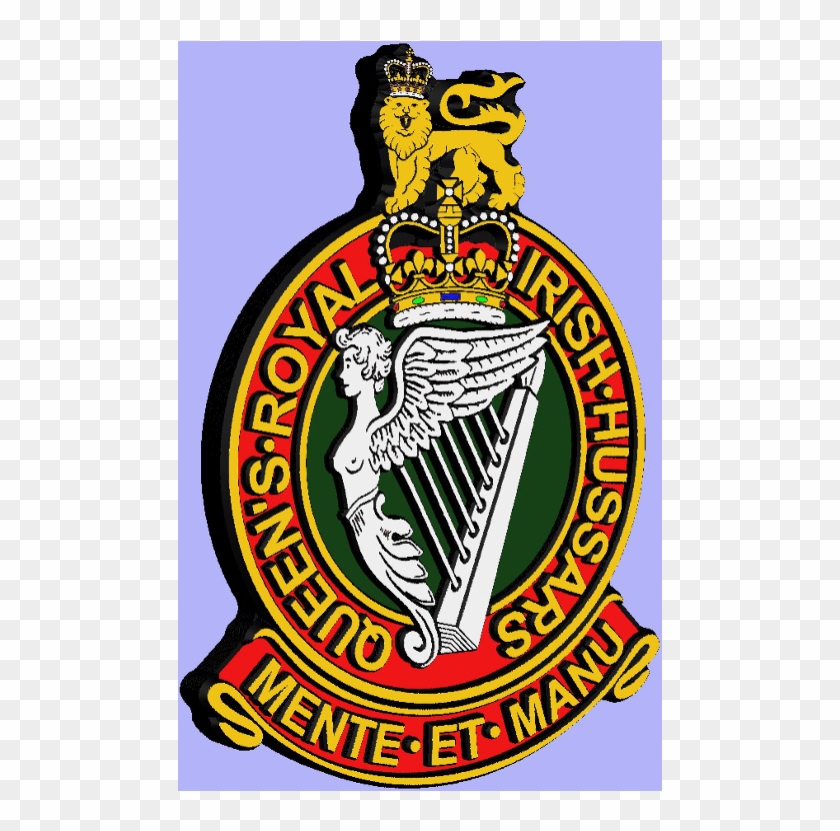 Queen's Royal Irish Hussars Plaque 290x220x18mm Oak - Queen's Royal Irish Hussars Plaque 290x220x18mm Oak #1561195