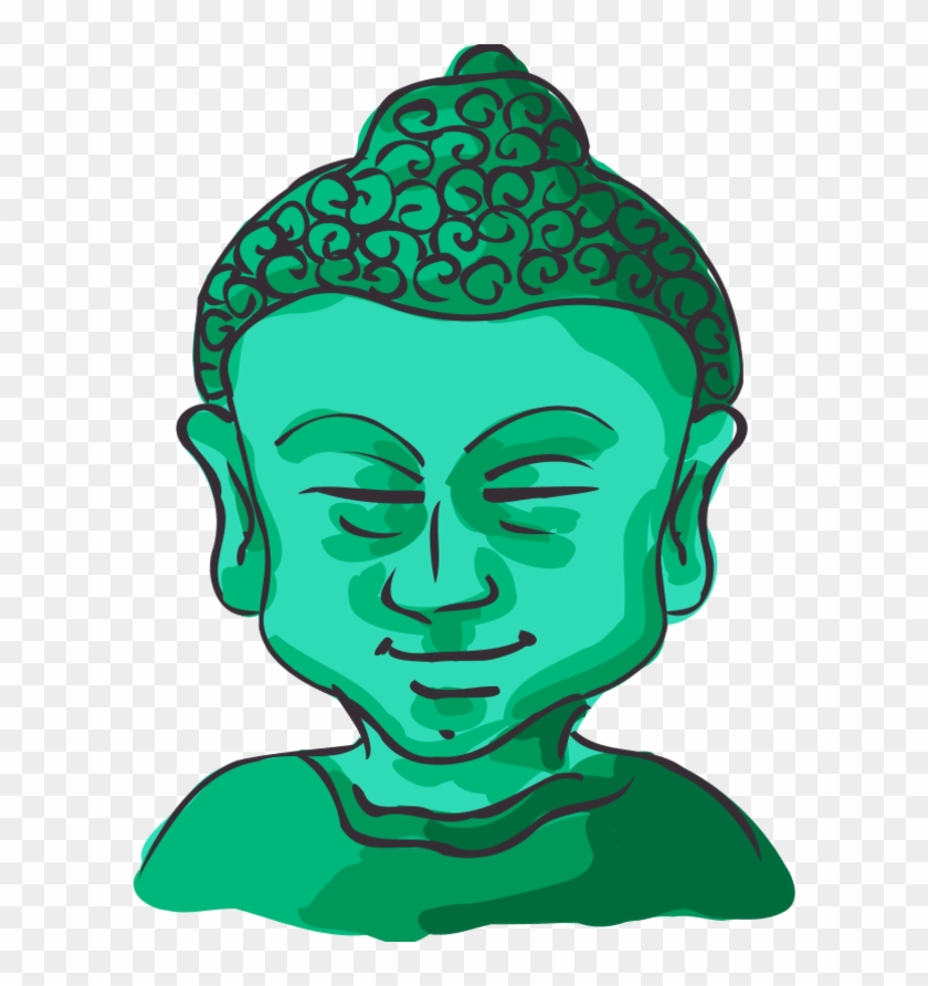 Buddha Head Clip Art - Buddha Head Clip Art #1561278