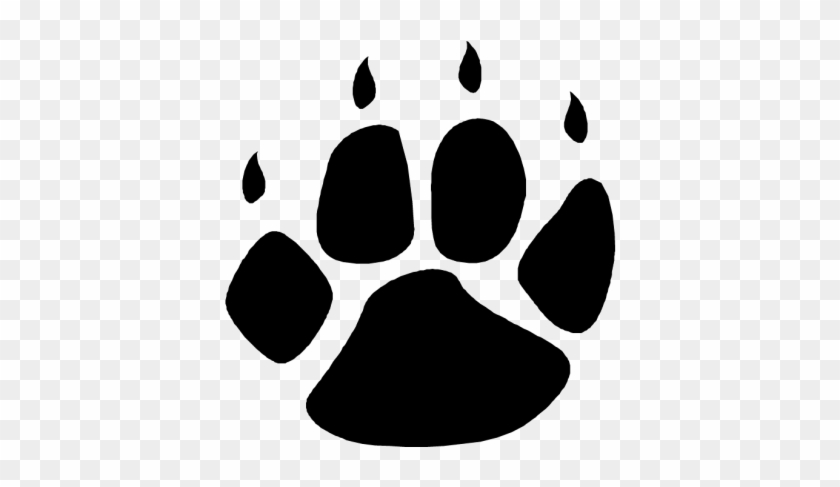 Bobcat Paw Print Clipart - Bobcat Paw Print Clipart #1561316