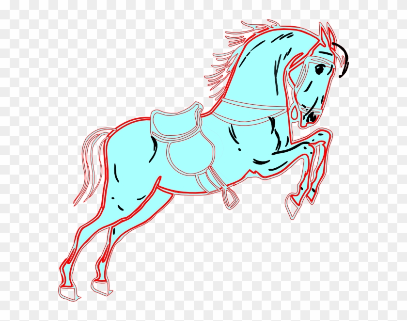 White Red Horse Clip Art At Clkercom Vector Online - White Red Horse Clip Art At Clkercom Vector Online #1561822