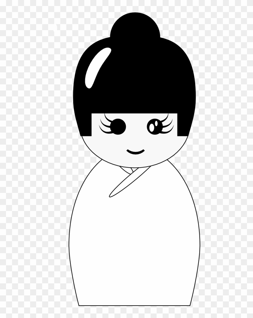 Doll Clipart Kokeshi Doll - Doll Clipart Kokeshi Doll #1561892