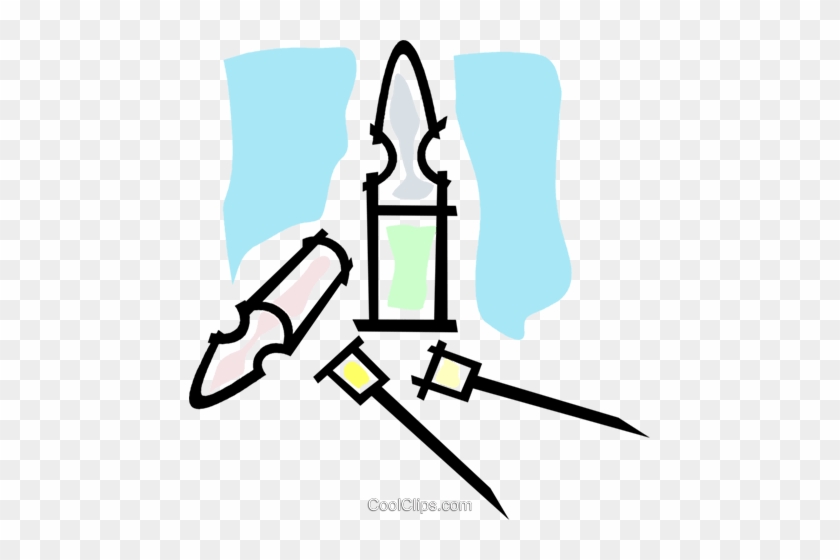 Acupuncture Needles Royalty Free Vector Clip Art Illustration - Acupuncture Needles Royalty Free Vector Clip Art Illustration #1562412