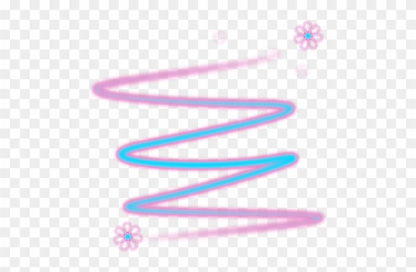 Neon Swirl Wind Twister Circles Pink Blue Flowers - Neon Swirl Wind Twister Circles Pink Blue Flowers #1562989