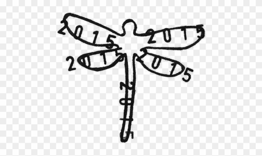 Dragonfly With 2015 Date Stamp - Dragonfly With 2015 Date Stamp #1563079