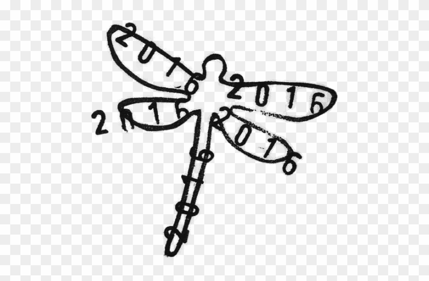 Dragonfly With 2016 Date Stamp - Dragonfly With 2016 Date Stamp #1563101