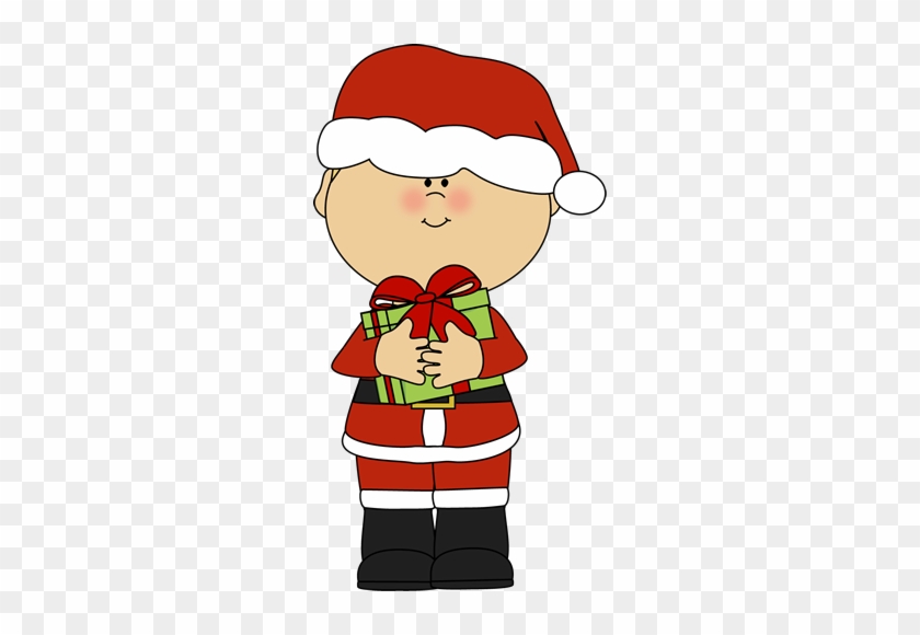 Santa Clip Art Boy - Santa Clip Art Boy #1563357
