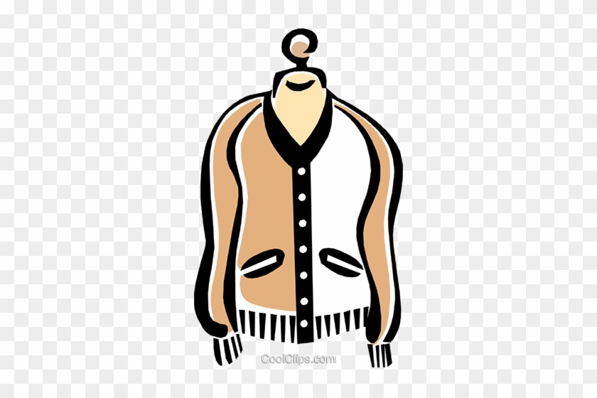 Sweater Royalty Free Vector Clip Art Illustration - Sweater Royalty Free Vector Clip Art Illustration #1563358