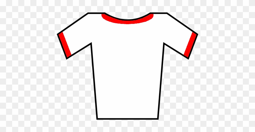 Soccer Jersey White-red - Soccer Jersey White-red #1563682