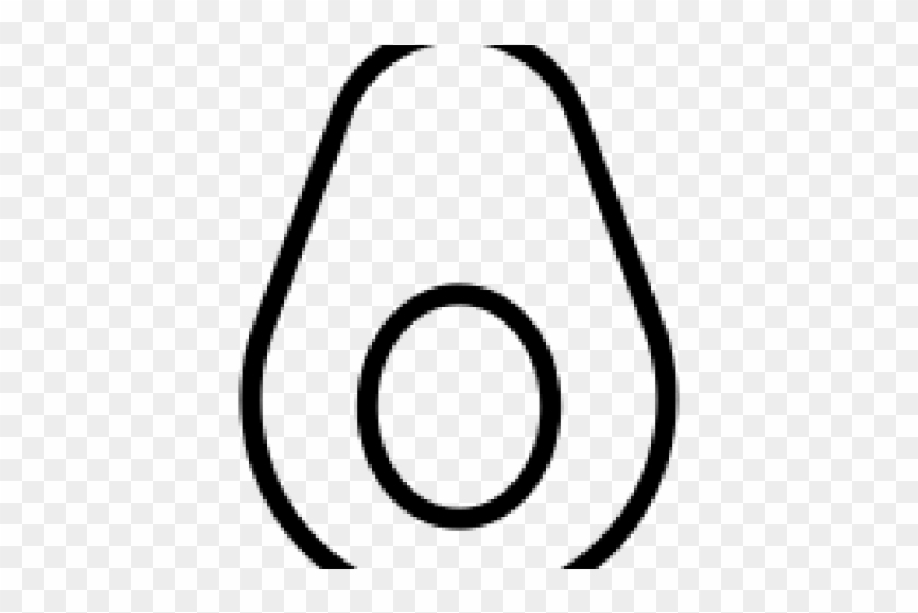 Avocado Clipart Line Drawing - Avocado Clipart Line Drawing #1563777