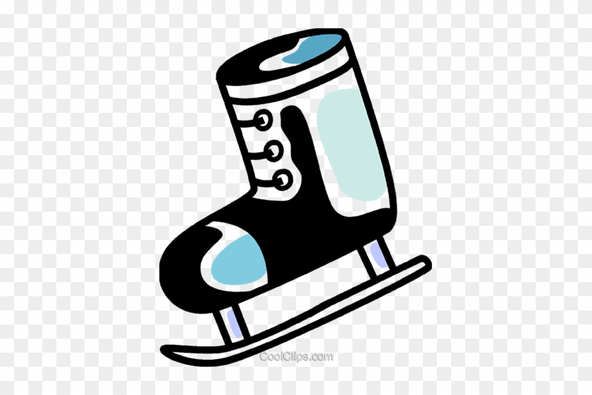 Ice Skates Royalty Free Vector Clip Art Illustration - Ice Skates Royalty Free Vector Clip Art Illustration #1563840