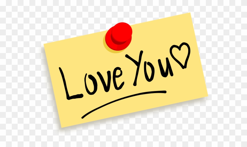 Thumbtack Note Love You Png Clip Arts - Thumbtack Note Love You Png Clip Arts #1563896