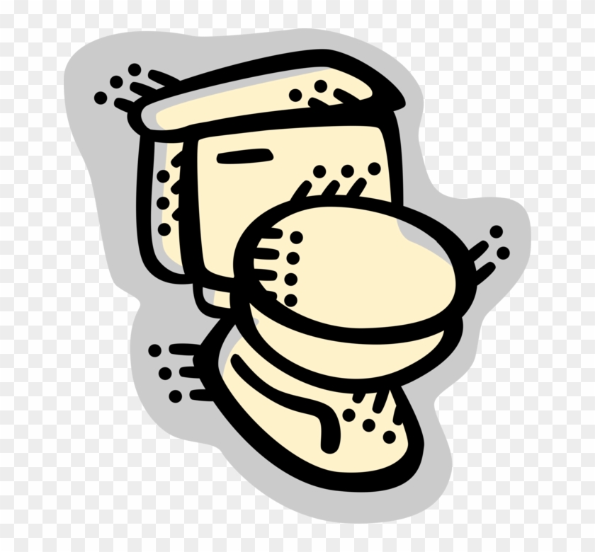 Vector Illustration Of Toilet Sanitation Fixture For - Vector Illustration Of Toilet Sanitation Fixture For #1564192