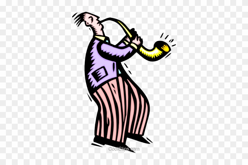 Blowing Somebody Else's Horn Royalty Free Vector Clip - Blowing Somebody Else's Horn Royalty Free Vector Clip #1564436