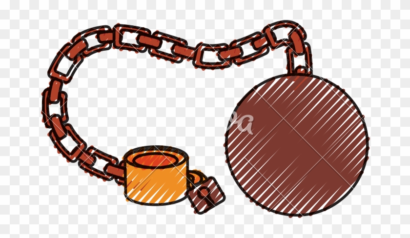 Ball And Chain For Leg - Ball And Chain For Leg #1564498