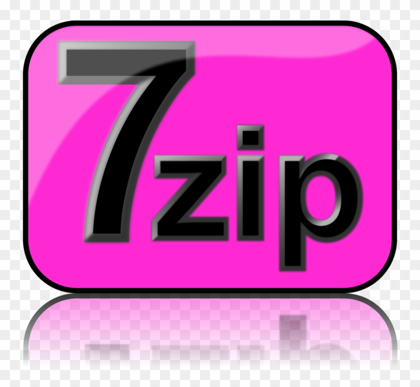 Logo 7-zip Brand Pink M Magenta - Logo 7-zip Brand Pink M Magenta #1564720