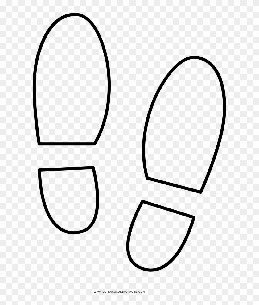 Footsteps Coloring Page - Footsteps Coloring Page #1564896