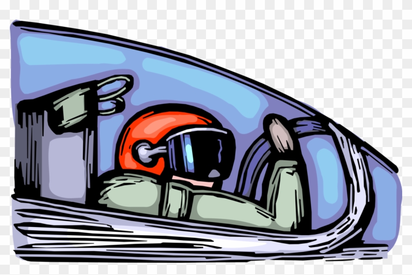 Vector Illustration Of Air Force Pilot Ready For Take - Vector Illustration Of Air Force Pilot Ready For Take #1564951