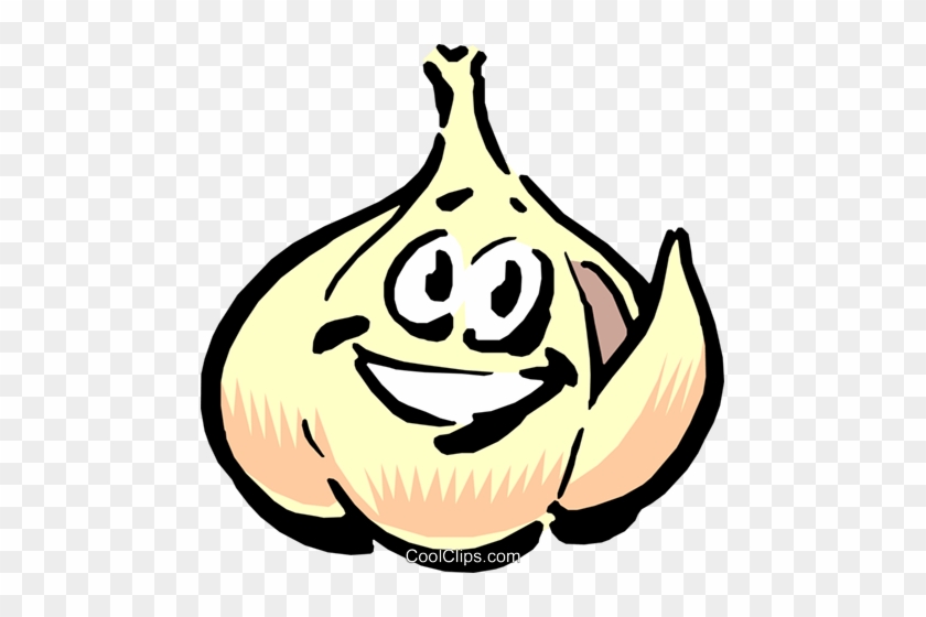 New Fruits And Veggies Clipart Cartoon Garlic Royalty - New Fruits And Veggies Clipart Cartoon Garlic Royalty #1564993