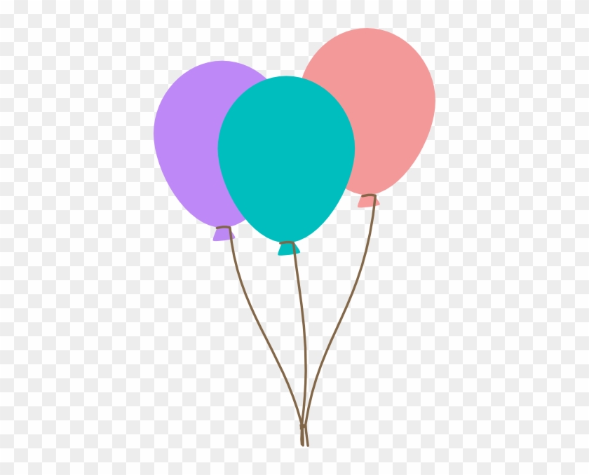 Colorful Balloons 2 Svg Clip Arts 402 X 598 Px - Colorful Balloons 2 Svg Clip Arts 402 X 598 Px #1565126