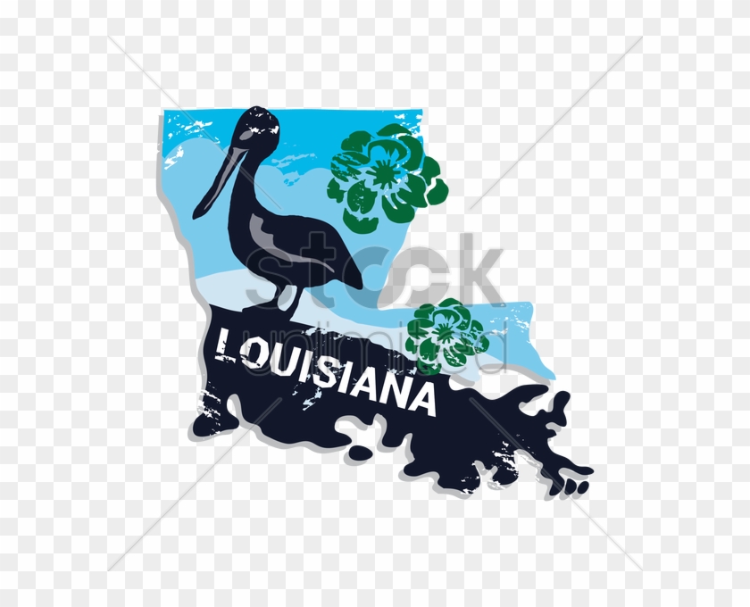 Louisiana Clipart Pelican, Louisiana Clip Art - Louisiana Clipart Pelican, Louisiana Clip Art #1565274