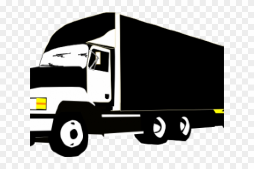 Vector Clipart Semi Truck - Vector Clipart Semi Truck #1565534