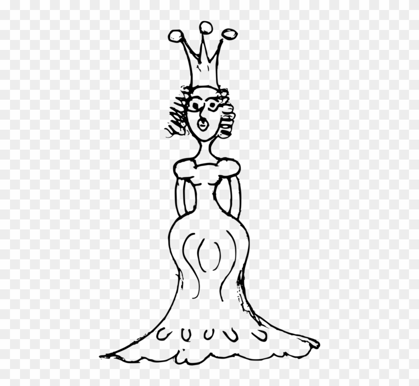 Black And White Princess Coloring Book Cartoon Line - Black And White Princess Coloring Book Cartoon Line #1566037