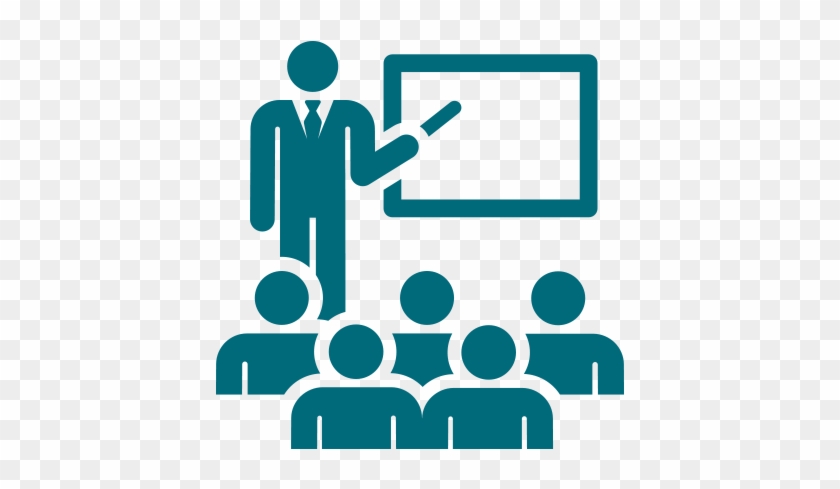 An Image Icon Of Students And A Teacher In A Classroom - An Image Icon Of Students And A Teacher In A Classroom #1566044