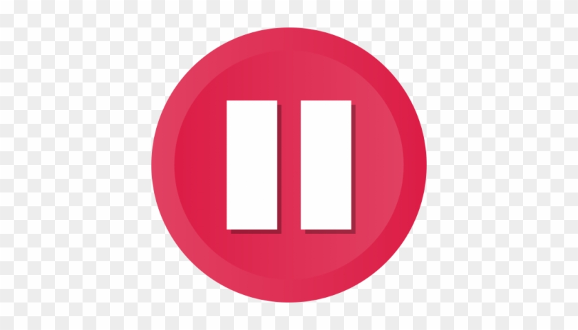 Pink Pause Button Transparent Png Images - Pink Pause Button Transparent Png Images #1566046