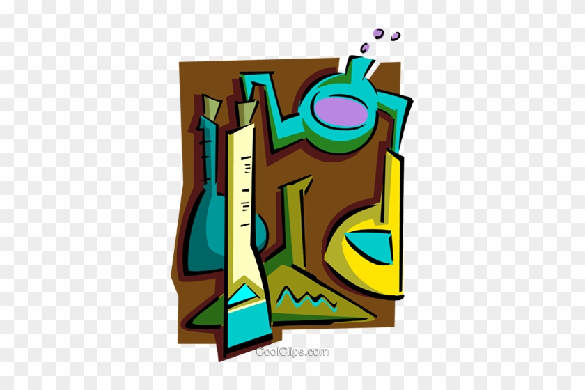 Science Beakers Design Royalty Free Vector Clip Art - Science Beakers Design Royalty Free Vector Clip Art #1566086