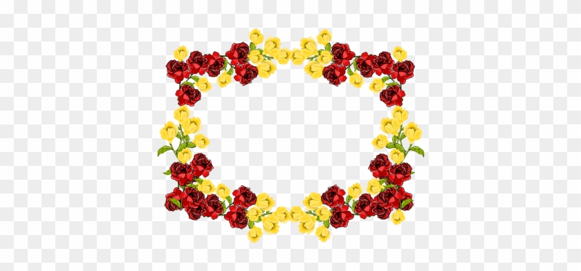 Clipart Flowers Frame - Clipart Flowers Frame #1566109
