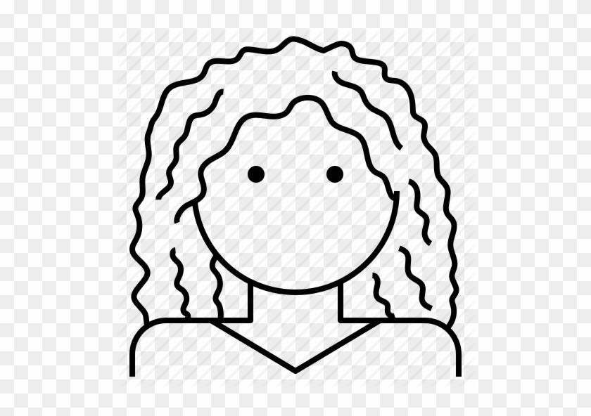 Curls Drawing Wavy Hair - Curls Drawing Wavy Hair #1566143