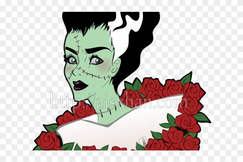 Bride Of Frankenstein Clipart Green Bride - Bride Of Frankenstein Clipart Green Bride #1566243