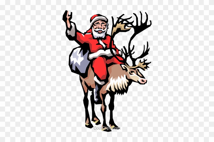 Santa Claus Royalty Free Vector Clip Art Illustration - Santa Claus Royalty Free Vector Clip Art Illustration #1566360
