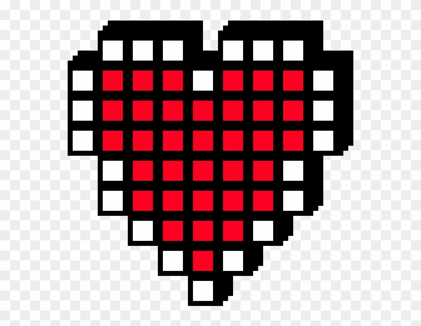 8 Bit Heart Clipart - 8 Bit Heart Clipart #1566378