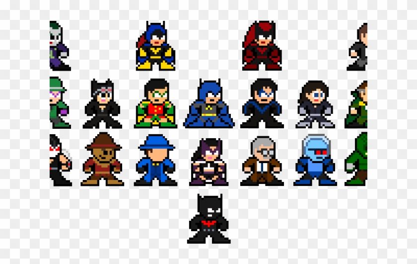 Pixel Clipart Bat Symbol - Pixel Clipart Bat Symbol #1566387