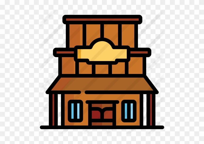 Saloon Free Icon - Saloon Free Icon #1566770