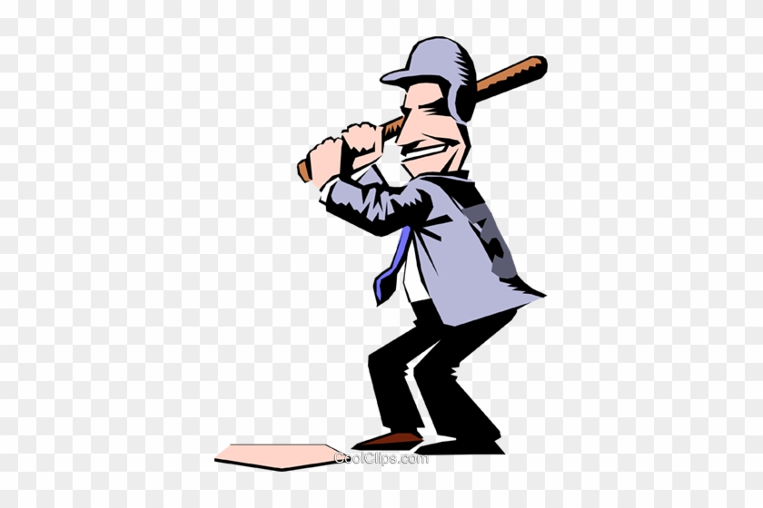 Cartoon Baseball Player Royalty Free Vector Clip Art - Cartoon Baseball Player Royalty Free Vector Clip Art #1566796