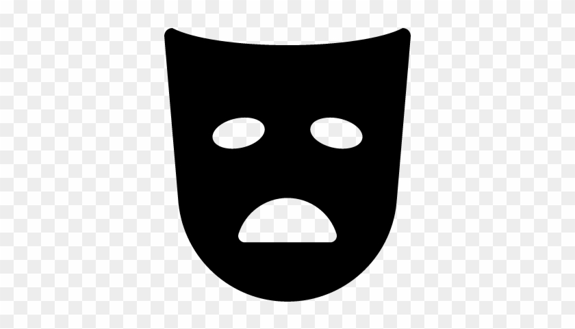Sad Mask Vector - Sad Mask Vector #1566805