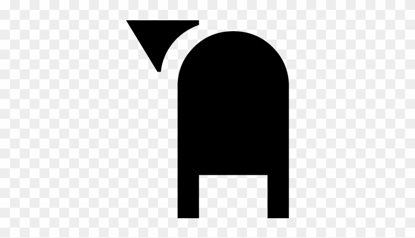 Mailbox Silhouette Vector - Mailbox Silhouette Vector #1566806