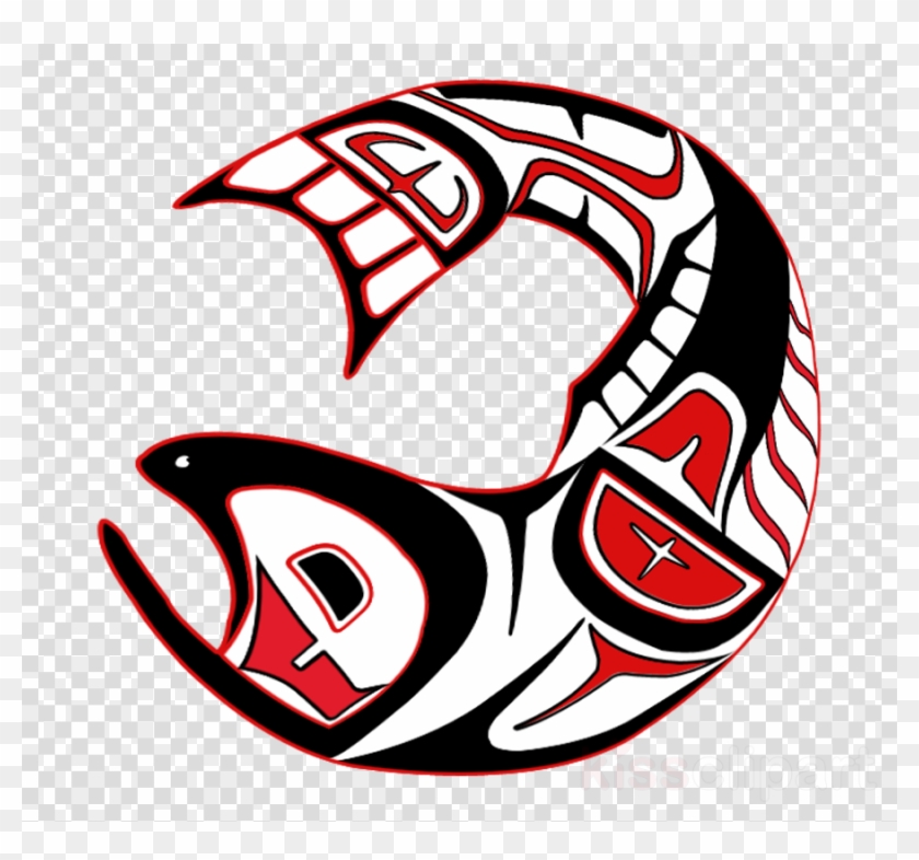 Native American Salmon Symbol Clipart Native Americans - Native American Salmon Symbol Clipart Native Americans #1566830