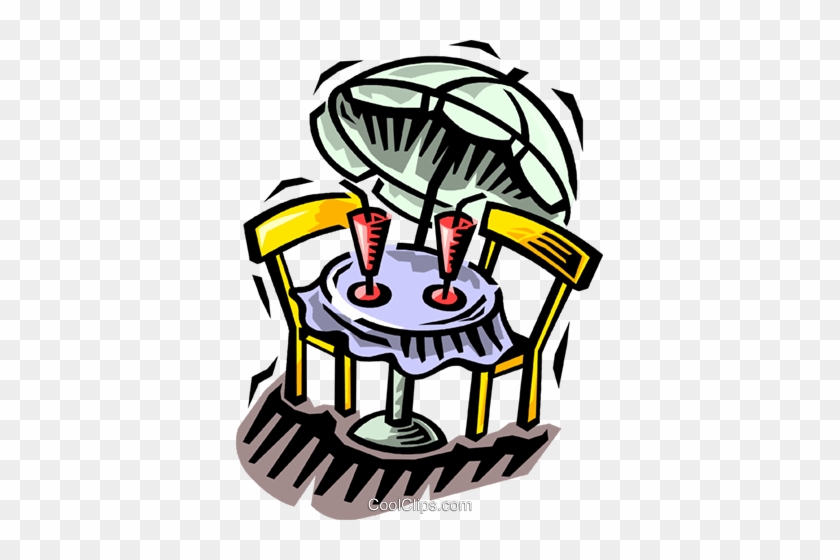 Patio Furniture Royalty Free Vector Clip Art Illustration - Patio Furniture Royalty Free Vector Clip Art Illustration #1566833