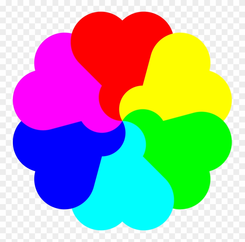 Coloring Book Computer Icons Rainbow Heart - Coloring Book Computer Icons Rainbow Heart #1566927