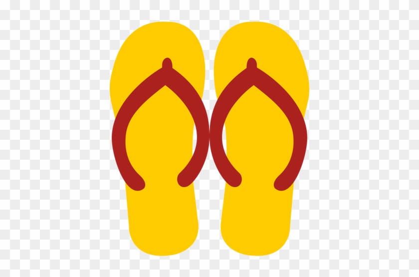 Yellow Clipart Flip Flop - Yellow Clipart Flip Flop #1567119
