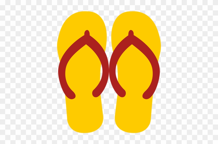 Yellow Clipart Flip Flop - Yellow Clipart Flip Flop #1567119