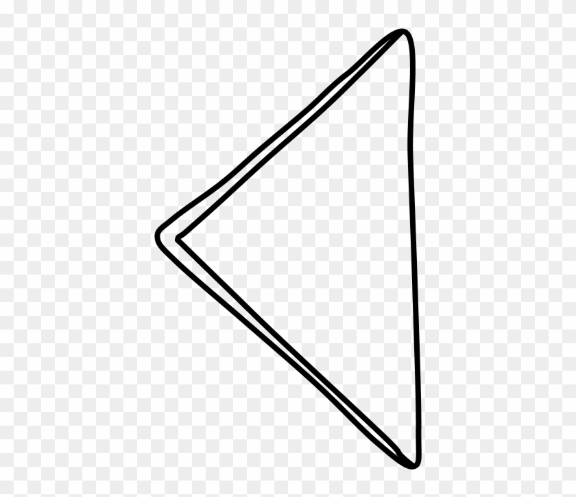 Napkin, Triangle, Folded, Black And White - Napkin, Triangle, Folded, Black And White #1567314