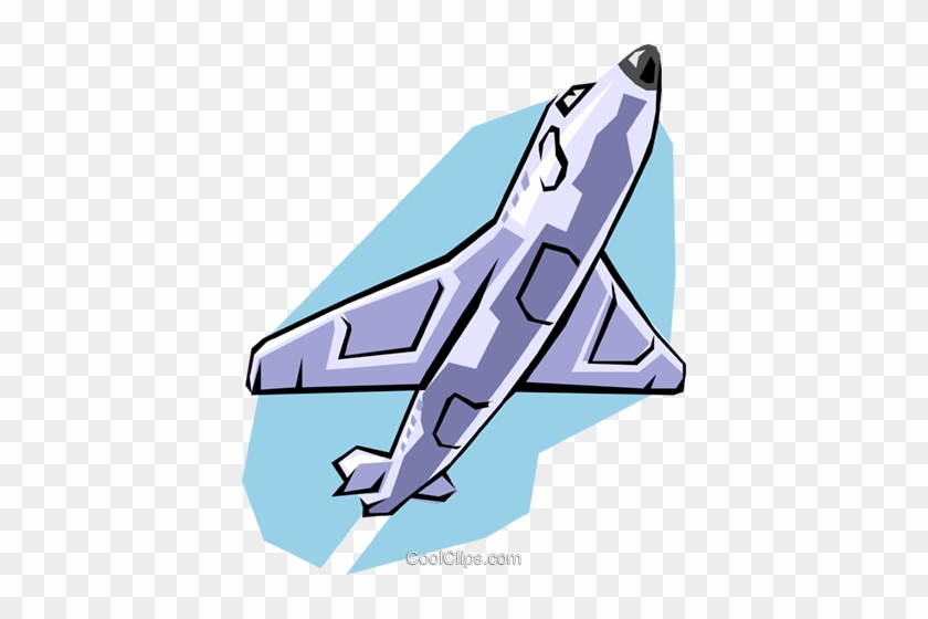 Jet Aircraft Royalty Free Vector Clip Art Illustration - Jet Aircraft Royalty Free Vector Clip Art Illustration #1567916