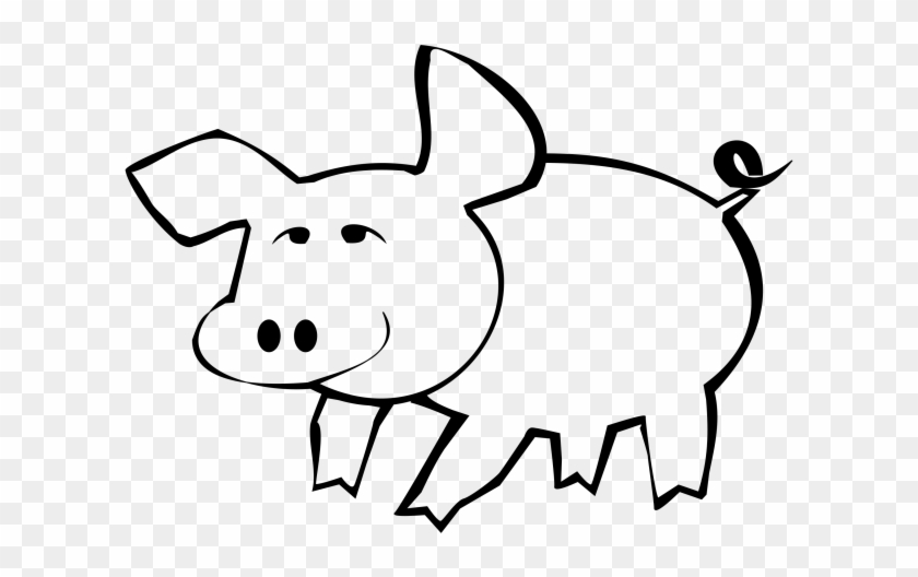 Pork Clipart Outline - Pork Clipart Outline #1567932