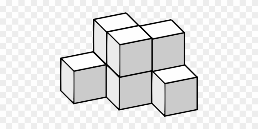 Rubik's Cube Three-dimensional Space Paper Shape - Rubik's Cube Three-dimensional Space Paper Shape #1568410