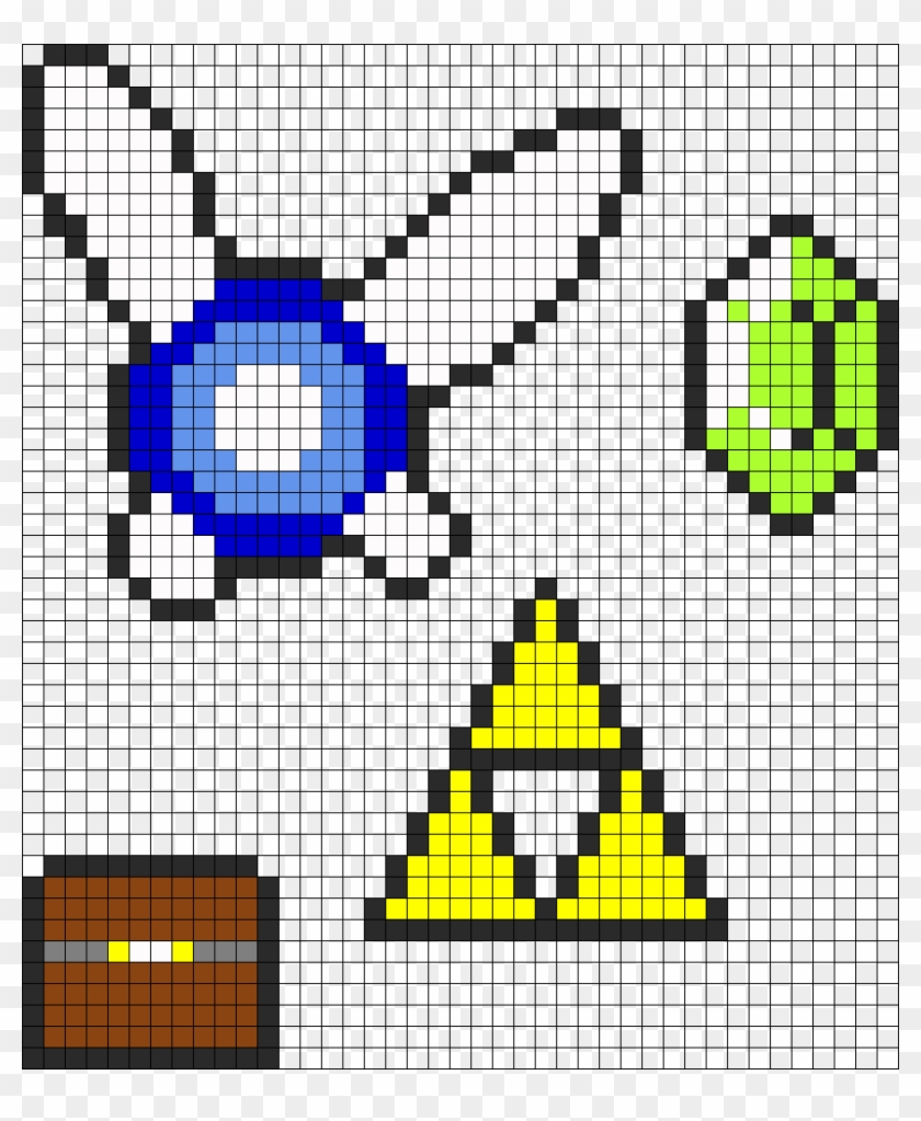 Zelda Stuff Perler Bead Pattern / Bead Sprite - Zelda Stuff Perler Bead Pattern / Bead Sprite #1568869