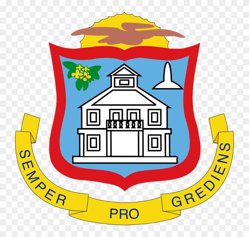 Coat Of Arms Sint Maarten Free Vector - Coat Of Arms Sint Maarten Free Vector #1569076